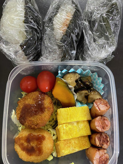 頑張るパパへ93おにぎり弁当-レシピのメイン写真