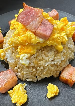 卵とろとろ！ベーコンチャーハン！-レシピのメイン写真