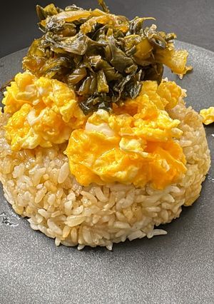 卵とろとろ！高菜チャーハン！-レシピのメイン写真