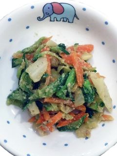 【保育園給食】菜の花のごま和え-レシピのメイン写真