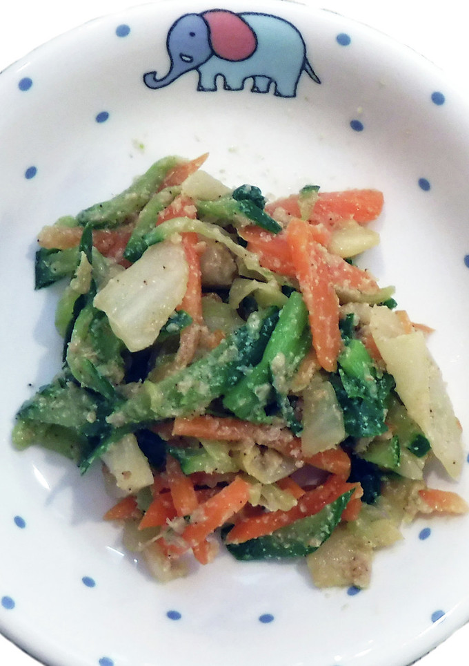 【保育園給食】菜の花のごま和え-レシピのメイン写真