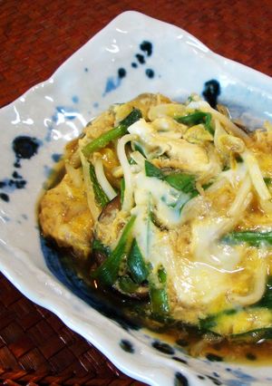 ニラともやしの卵とじ☆簡単ニラ玉風-レシピのメイン写真