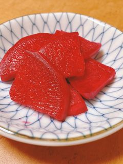 もみじスティック(赤大根)の甘酢漬け-レシピのメイン写真
