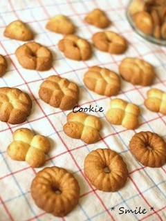 ♪クッキーメーカーで絞り出しクッキー♪-レシピのメイン写真