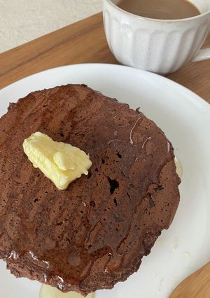フワ軽！ココアおからパンケーキ-レシピのメイン写真