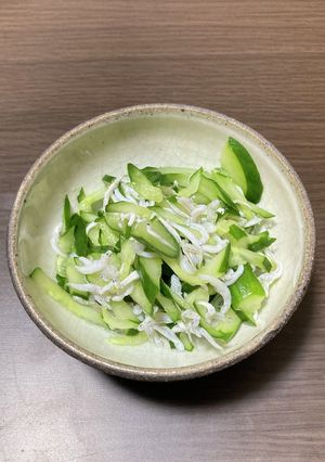 しらす干しとキュウリの酢の物-レシピのメイン写真
