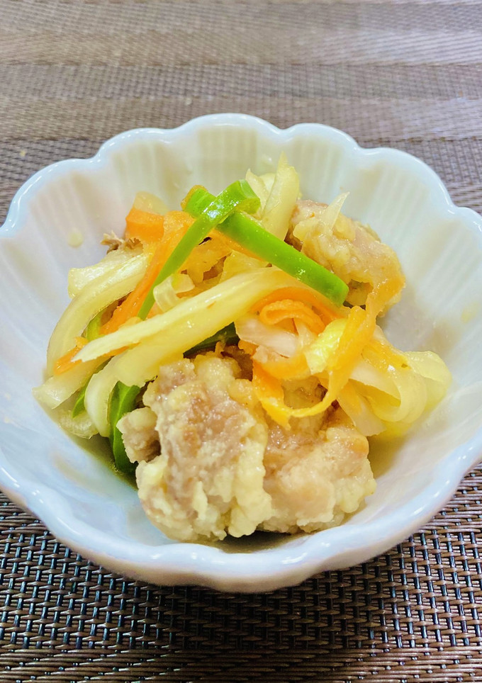 やみつき！唐揚げリメイク【鶏南蛮漬け風】-レシピのメイン写真