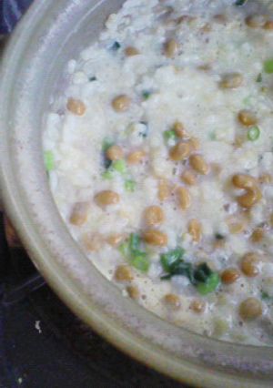 納豆のお粥-レシピのメイン写真