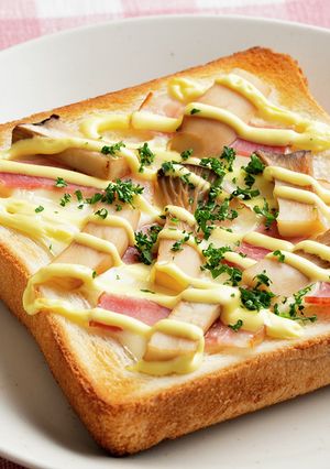 きのことベーコンのチーズトースト-レシピのメイン写真