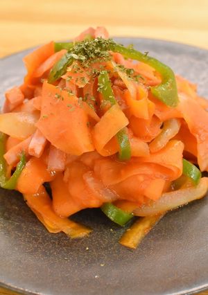 にんじんナポリタン-レシピのメイン写真