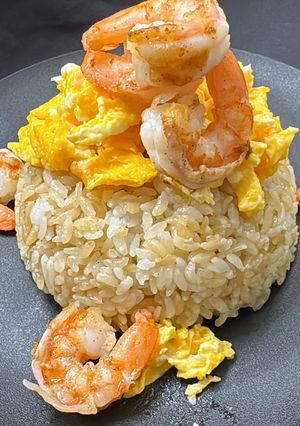 卵とろとろ!海老プリプリ!海老チャーハン-レシピのメイン写真
