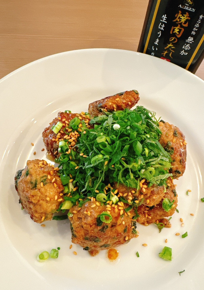 焼肉の生だれで作る　時短簡単大葉つくね-レシピのメイン写真