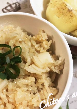 ホタテの炊き込みご飯♪同時にもう一品-レシピのメイン写真