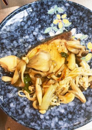 ブリのキノコ類のあんかけ-レシピのメイン写真