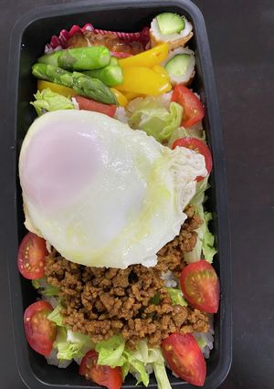 頑張るパパへ97タコライス弁当-レシピのメイン写真