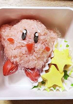 星のカービィ♪キャラ弁-レシピのメイン写真