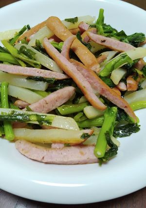 菜花とウインナーの炒め物-レシピのメイン写真