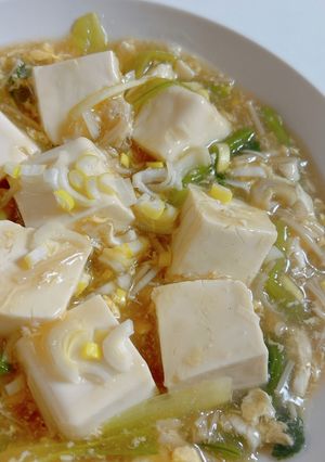 豆腐とえのきと小松菜の中華風あんかけ-レシピのメイン写真