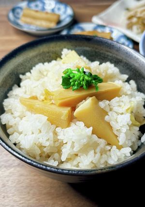 かんたんおいしい！混ぜるだけの筍ご飯-レシピのメイン写真