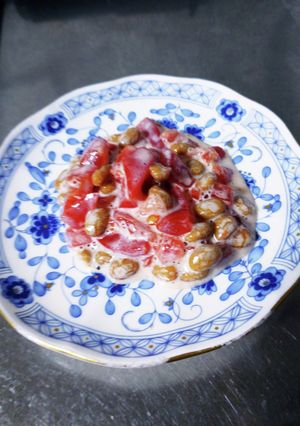 トマト納豆-レシピのメイン写真
