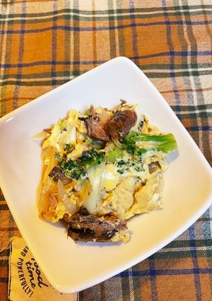 ご飯も麺も美味しい鯖缶の卵とじ-レシピのメイン写真