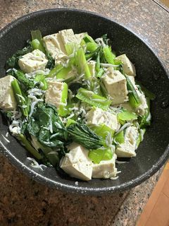 豆腐と小松菜の炒め物ほりにし風味-レシピのメイン写真