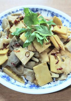 筍と蓮根のめんま-レシピのメイン写真