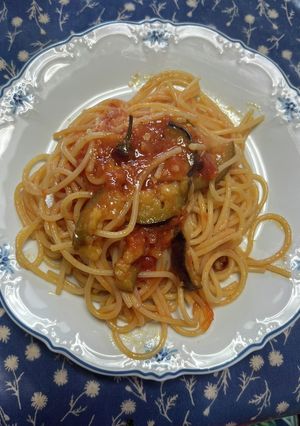 ナスのアラビアータスパゲッティ-レシピのメイン写真