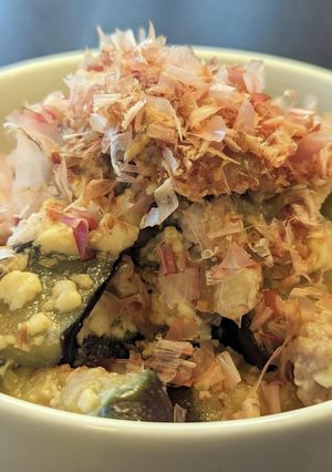 ごま油香る 豚肉となすの豆腐チャンプルー-レシピのメイン写真