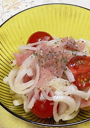 新玉ねぎのマリネサラダ-レシピのメイン写真
