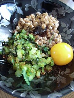 納豆嫌いが好きになる?簡単!野沢菜納豆-レシピのメイン写真