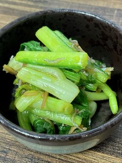 小松菜となめ茸の和え物-レシピのメイン写真