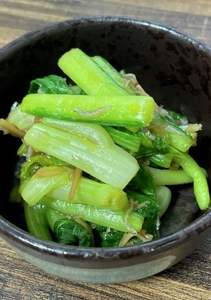 小松菜となめ茸の和え物-レシピのメイン写真