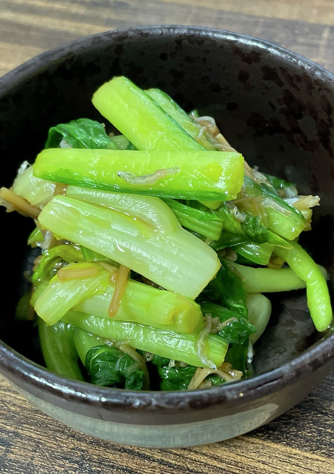 小松菜となめ茸の和え物-レシピのメイン写真