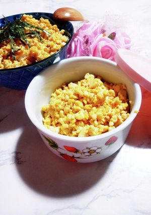 ご飯のお供✻豆腐と卵の乾煎り♡作り置き♡-レシピのメイン写真