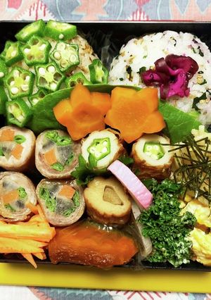 4/2 ﾖｯﾁｬﾝ☆肉巻きお弁当-レシピのメイン写真
