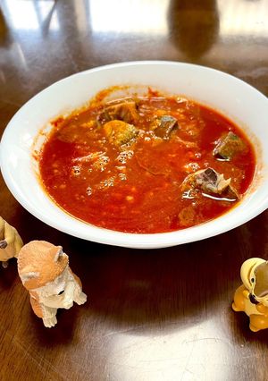 オートミールサバ缶トマトカレー-レシピのメイン写真