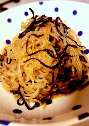 糸こんにゃくごま油炒め塩昆布和え-レシピのメイン写真