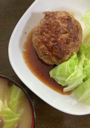 350キロカロリー ハンバーグ-レシピのメイン写真