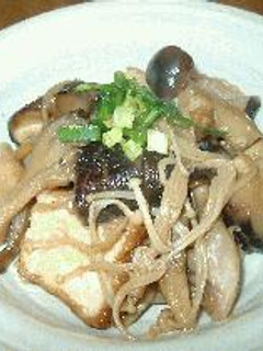 きのこと厚揚げのうま煮-レシピのメイン写真