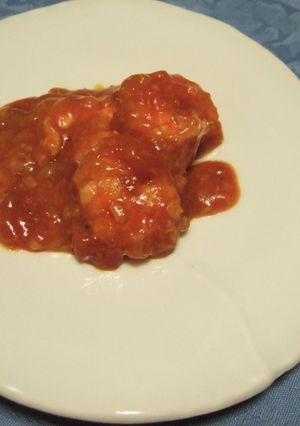 エビチリ　おもち入り-レシピのメイン写真