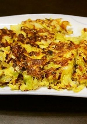 キャベツと卵のお好み焼き風-レシピのメイン写真