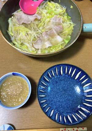 野菜と豚肉のおろし鍋-レシピのメイン写真
