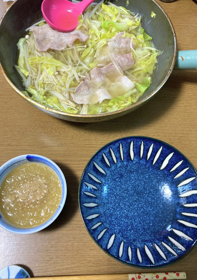 野菜と豚肉のおろし鍋-レシピのメイン写真