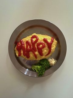 ハッピーオムライス^_−☆-レシピのメイン写真