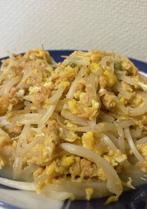 もやしとツナの卵炒め-レシピのメイン写真
