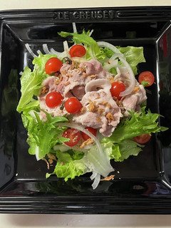 新玉と豚しゃぶサラダとレモンソース-レシピのメイン写真
