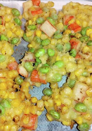 枝豆コーンカニかまのかき揚げ-レシピのメイン写真