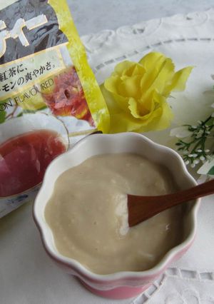 レモンティー粉末でヘルシークリーム-レシピのメイン写真