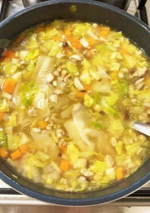 お母さんのワンタンスープ-レシピのメイン写真
